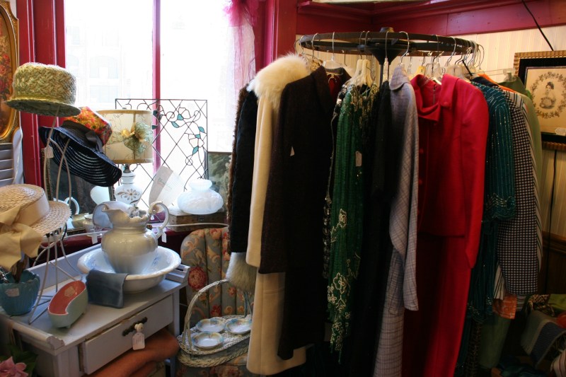 It's fun to look at the clothing and wish I was about 30 years younger than I am.