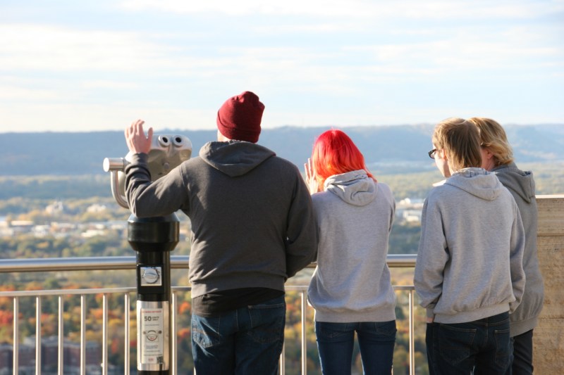 Grandad's Bluff, 87 red-haired girl
