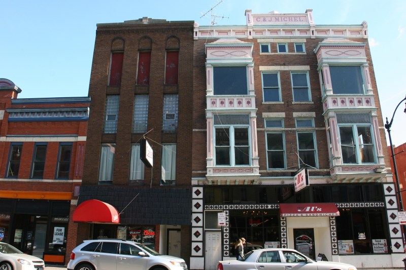 A snippet of the historic buildings in downtown La Crosse.