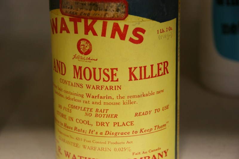 Watkins even sold mouse killer (aka warfarin) at one time.
