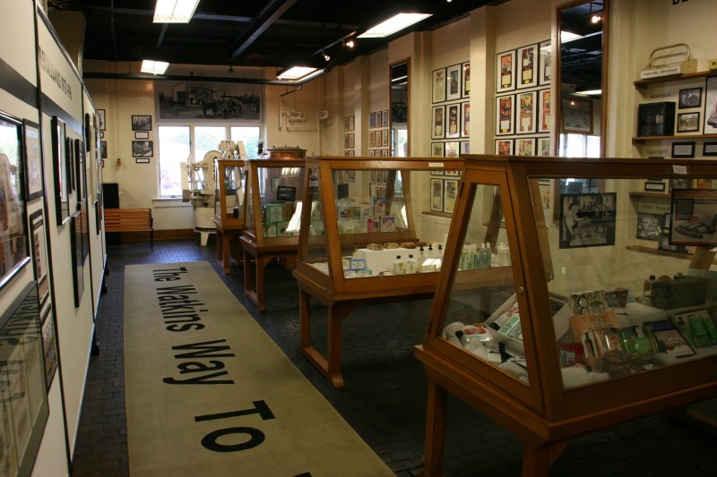 An overview of a section of the museum.