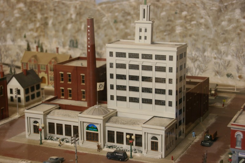 There's a model of Winona, including the Watkins complex, in the museum.