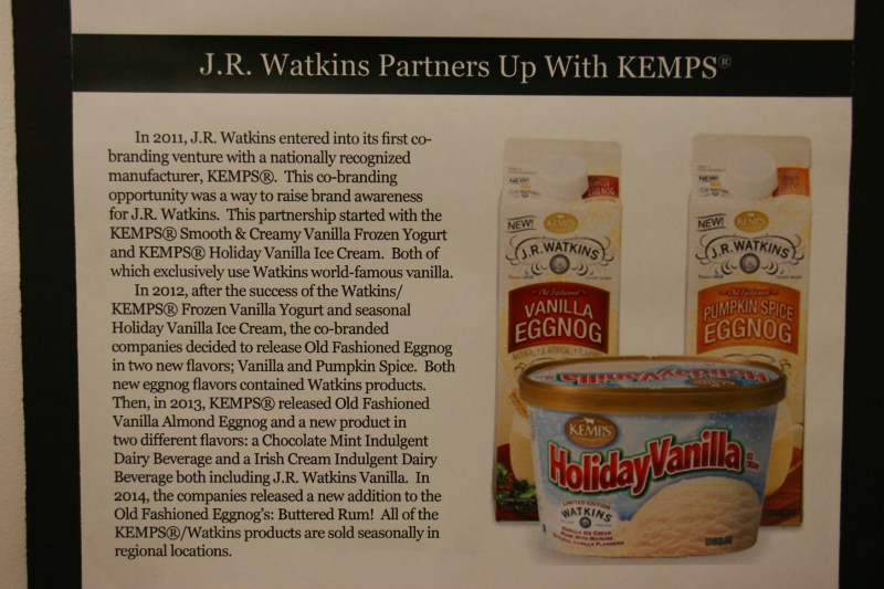 Watkins recently partnered with Kemps.