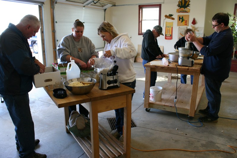 An overview of most of the crew.