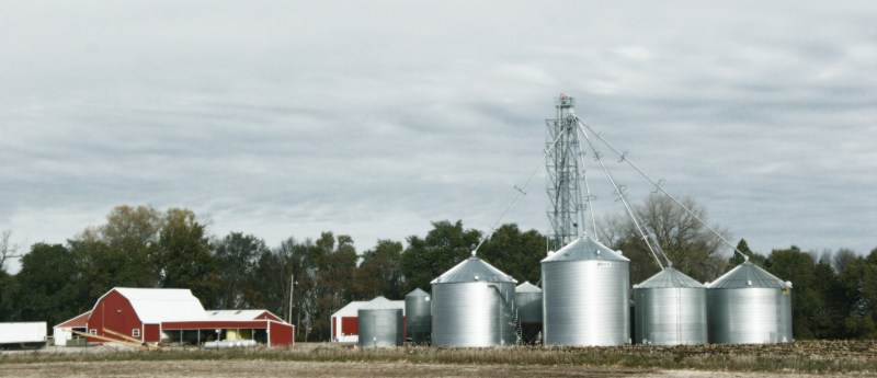 This farm site sits north of Lamberton in Redwood County.