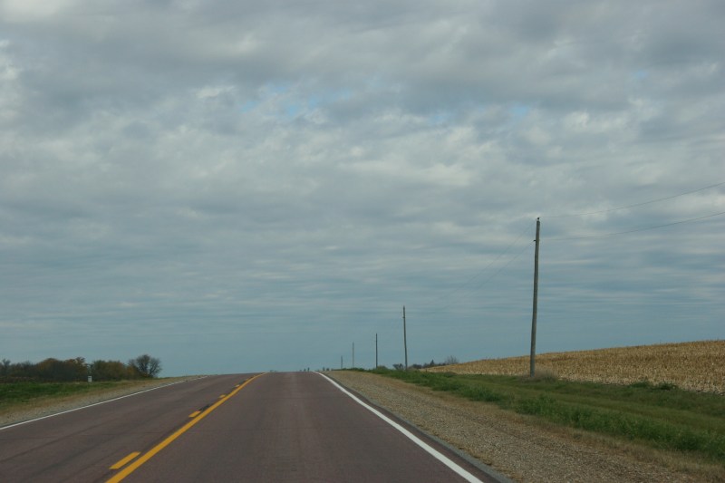 Northbound on Redwood County Road 7 just minutes from Seaforth.