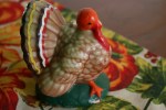 Thanksgiving display, vintage turkey candle&nbsp;18