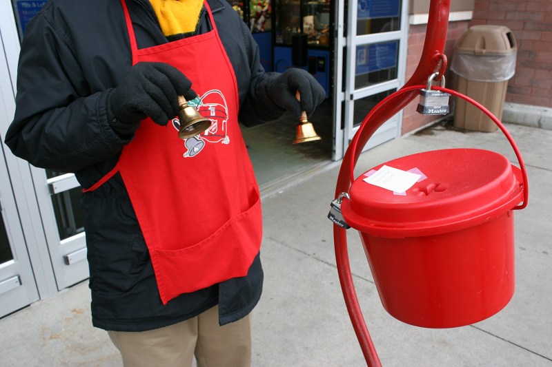 Hub replaced my husband and I in ringing bells at Walmart's south entry.