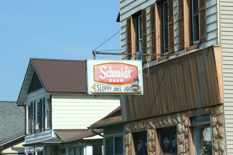 Worn, vintage business signage always catches my eye.