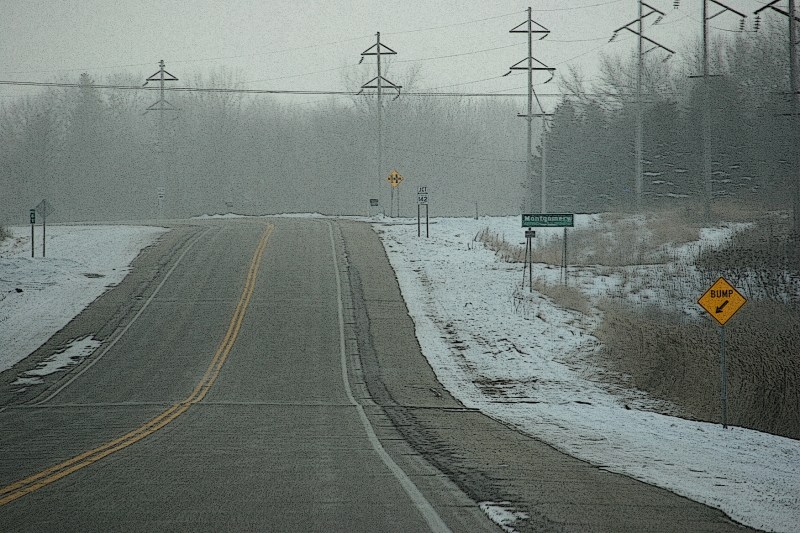 Traveling Minnesota State Highway 13 toward Montgomery Saturday afternoon.