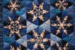 Art, creation 21 quilted&nbsp;snowflakes