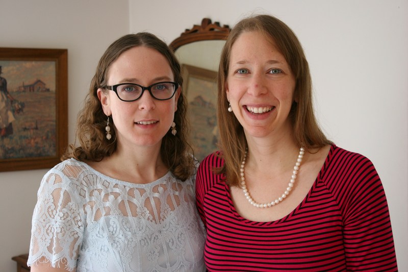 I was delighted to have my two beautiful daughters in my home, together, for several hours.