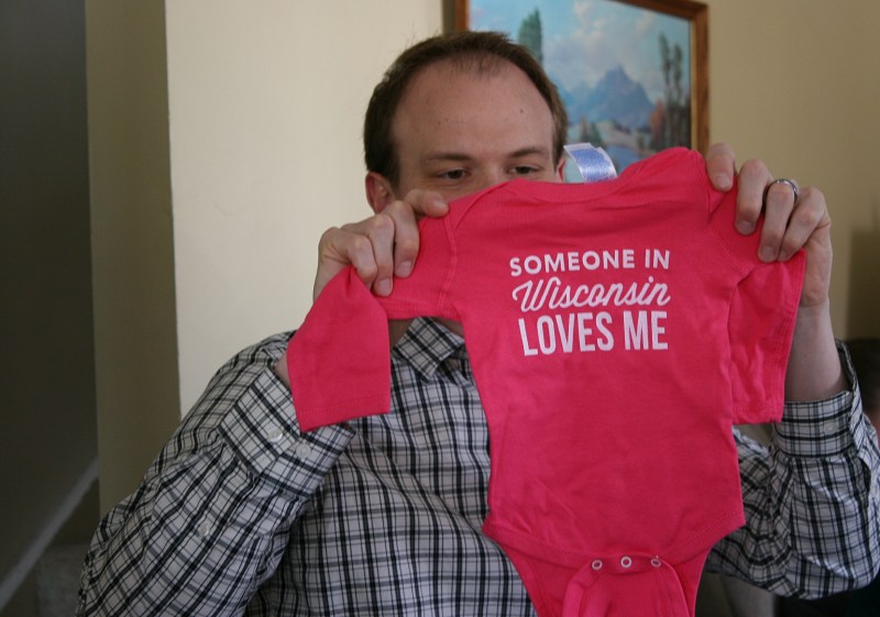 My daughter Miranda, who lives in Wisconsin, bought this shirt for her niece.