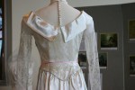 Bridal exhibit, 42 back of dress