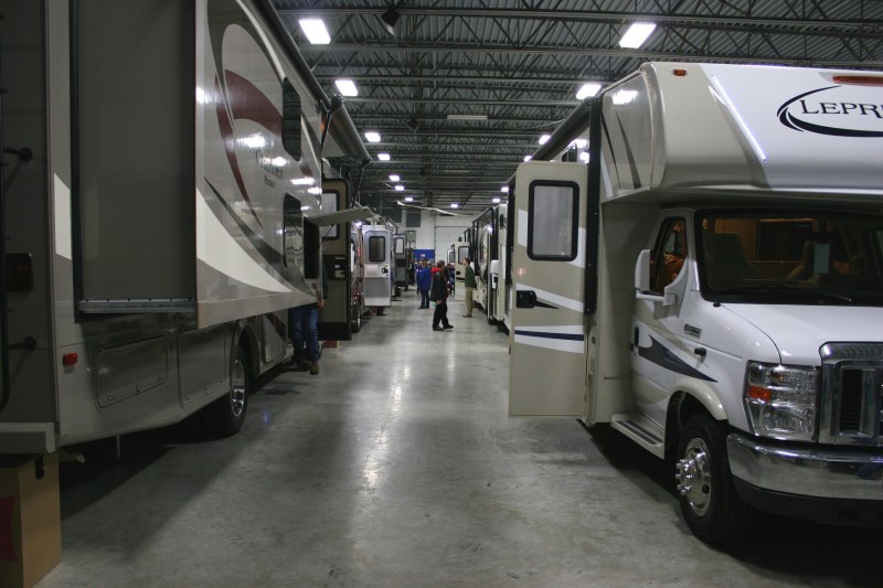 If you were in the market for a camper, this was the place to be. So many to tour...