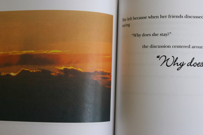 Erica's book also focuses on reasons she leaves. 