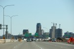 Road construction, 22 approaching St. Paul