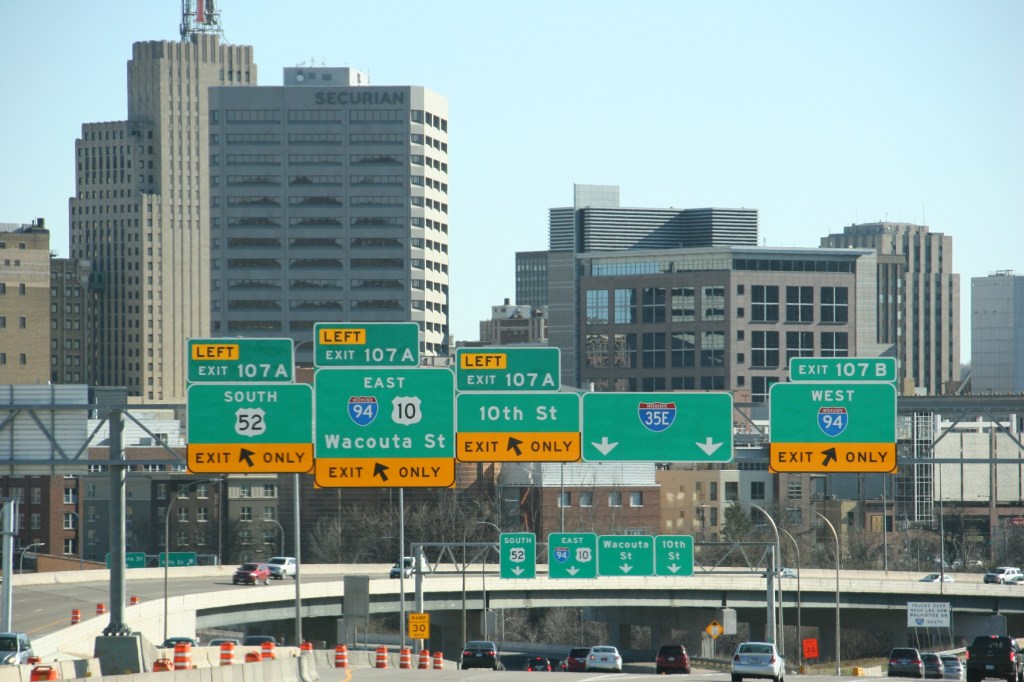 So many signs and cones