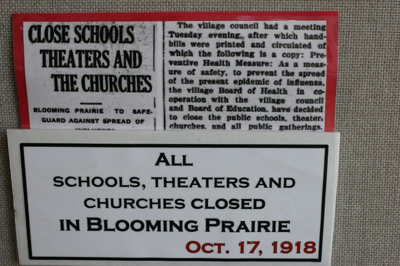 Activities that brought people together were suspended during the flu outbreak.