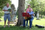 Cannon City Cemetery on Memorial Day, 23 Mel Sanborn & Don & Judy&nbsp;Chester