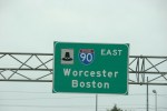 Road trip, 166 Boston&nbsp;sign
