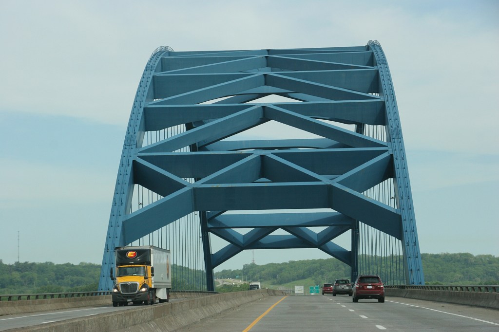 Westbound into Iowa as we near home.