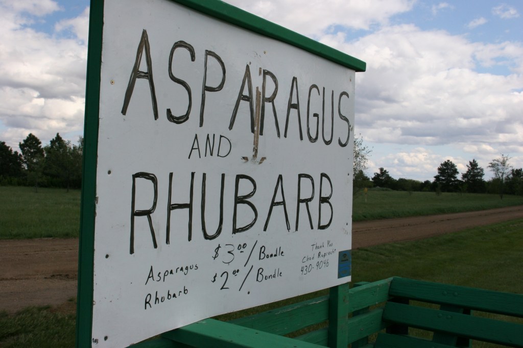 Roadside stand, 96 close-up of sign