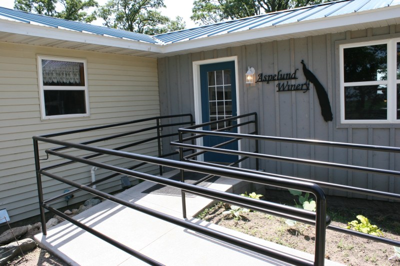 The entry to the small tasting room.
