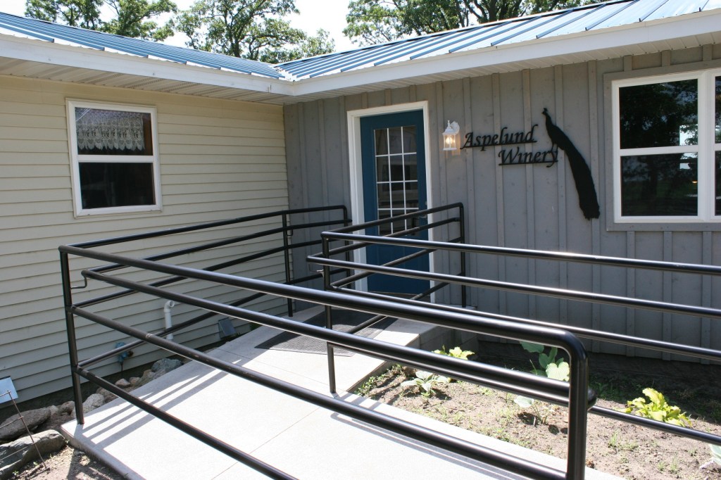 The entry to the small tasting room.