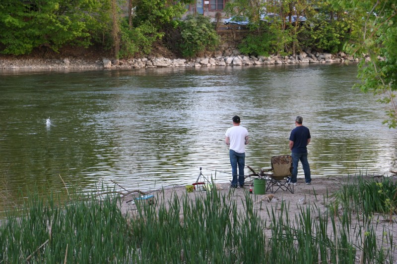 Fishing the Seneca River on a Friday evening late May.