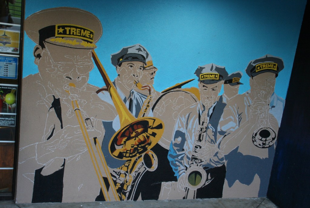 Another mural at Muddy Waters.