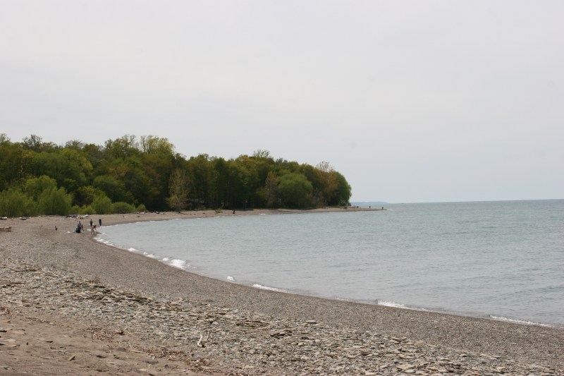 It was a lovely day to be on the beach of Lake Erie.