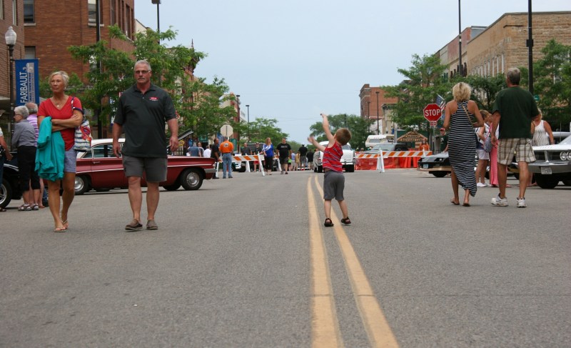 For awhile I watched this little guy follow the double center lines along Central. Oh, to find joy in such a simple action.