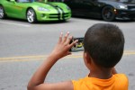 Car Cruise Night, 34 boy taking photo of&nbsp;cars