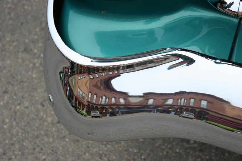I always admire the shiny bumpers and the reflections therein.