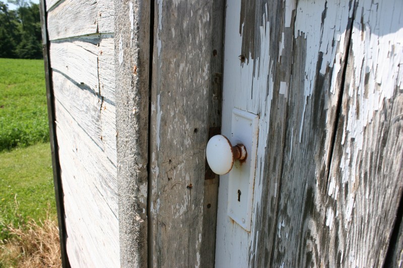 Consider the hands that once turned this knob opening the door to an education.