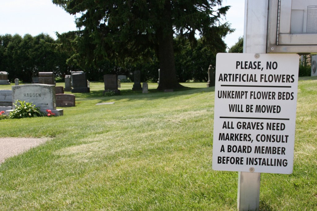 Next to this list of rules is a graveyard directory, which we couldn't decipher.