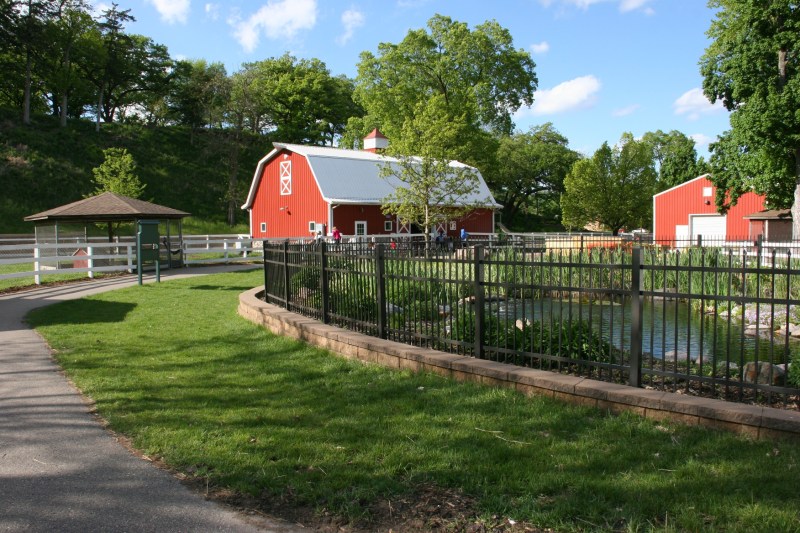 Just a small section of the Farm, which includes two barns.