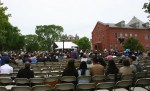 Tufts graduation, 206 chairs and&nbsp;stage