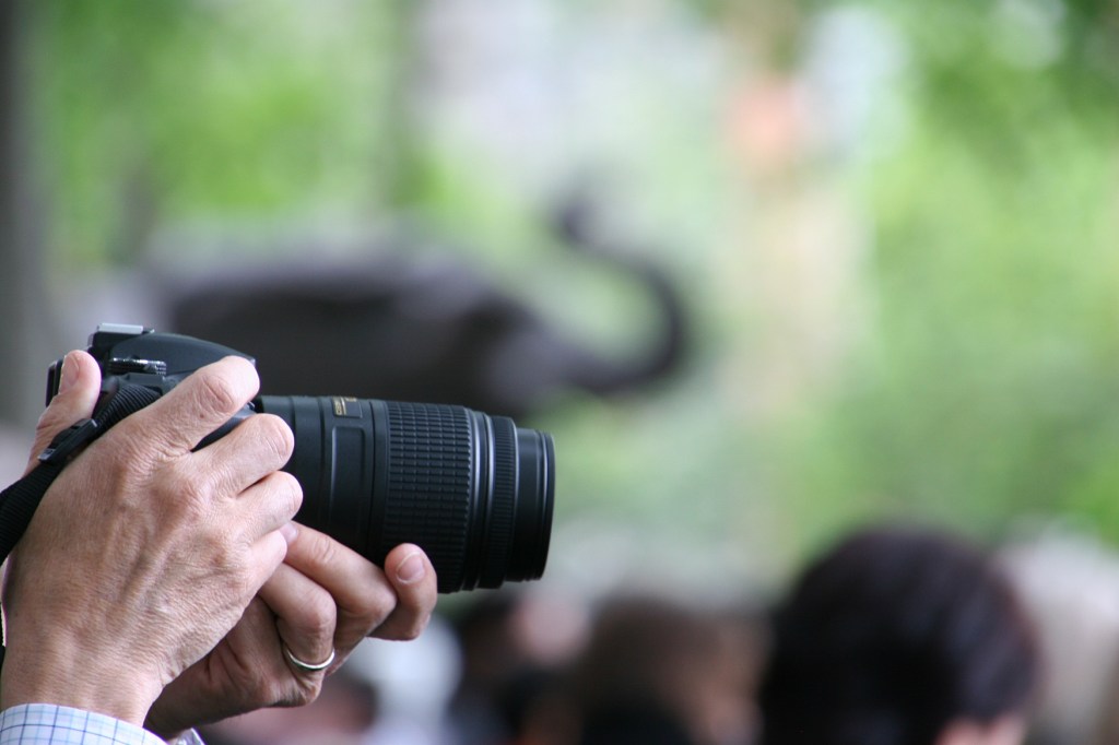 A father photographs the