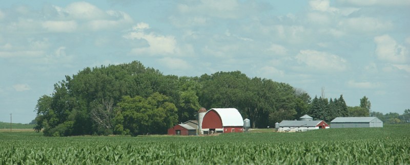 Barn, 144 farm site between Olivia and Wilmar