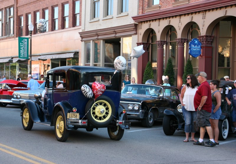 Car Cruise Night, 55 Pioneer collectible car