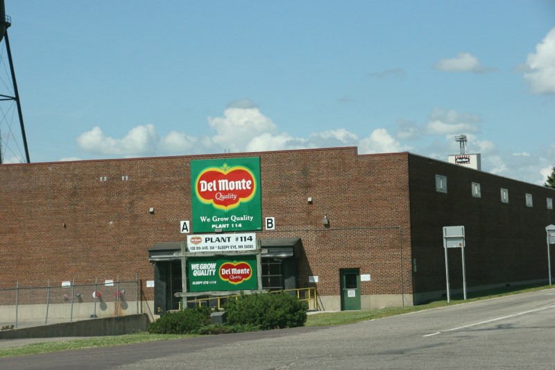Sleepy Eye's Del Monte plant, located on the west edge of town along U.S. Highway 14.