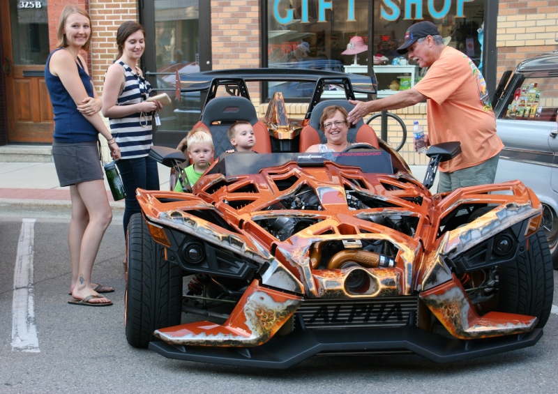 This unique vehicle drew lots of interest at the July 15 Car Cruise Night.
