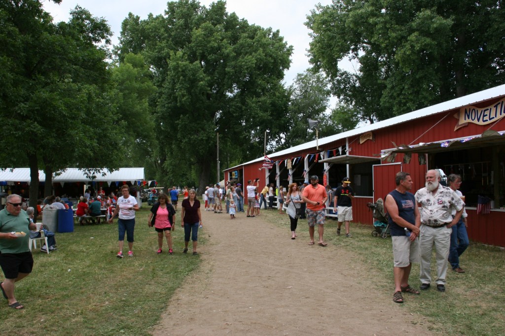 By late afternoon, the crowd began thinning a bit. Festivities began at 9 a.m.