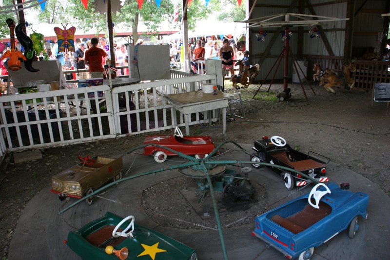The homemade carnival rides have been around forever.