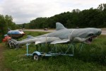 Hot Sam’s, 122 shark sculpture along&nbsp;I35