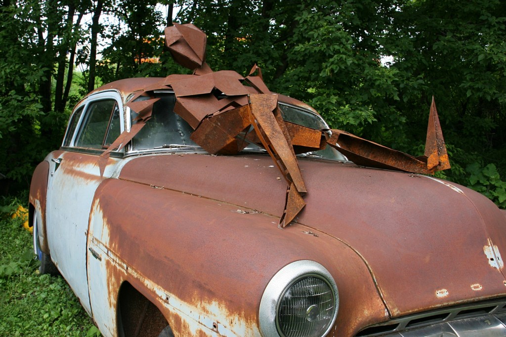 One of my favorite works of art at Hot Sam's.