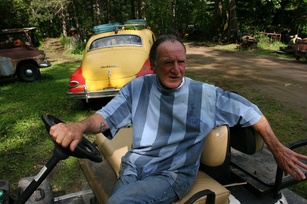 Jake and I talk before he takes me and my husband into a hidden paradise.