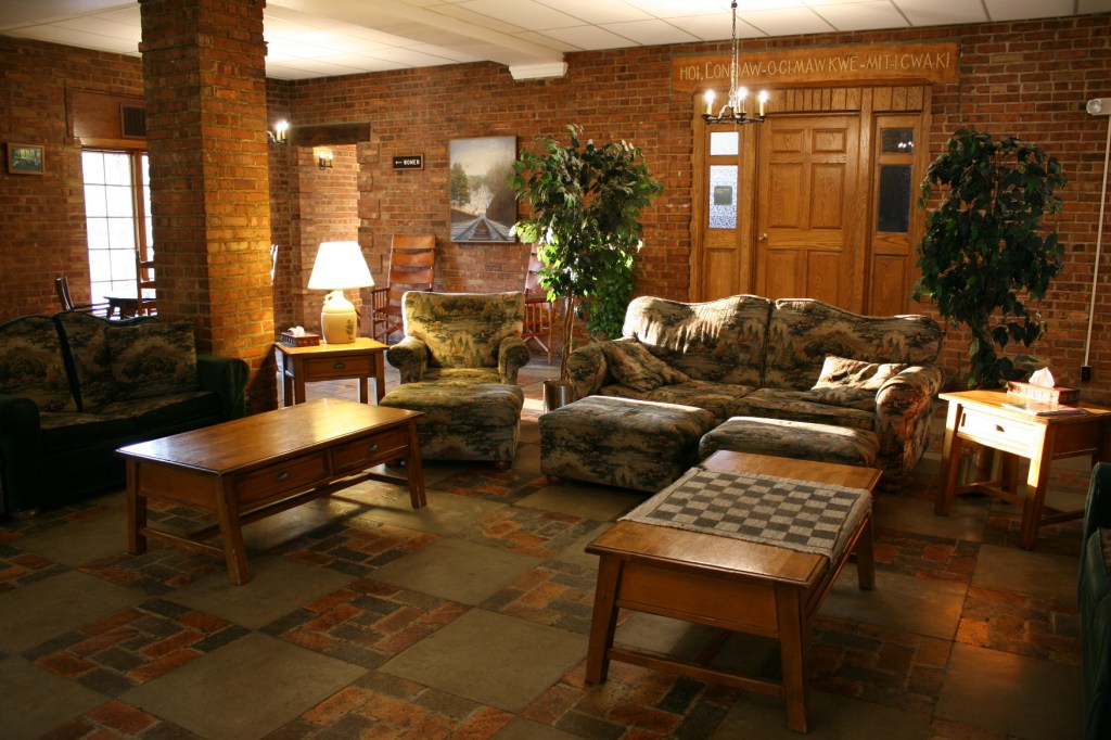 The Lonidaw Lounge just outside the historic dining room.